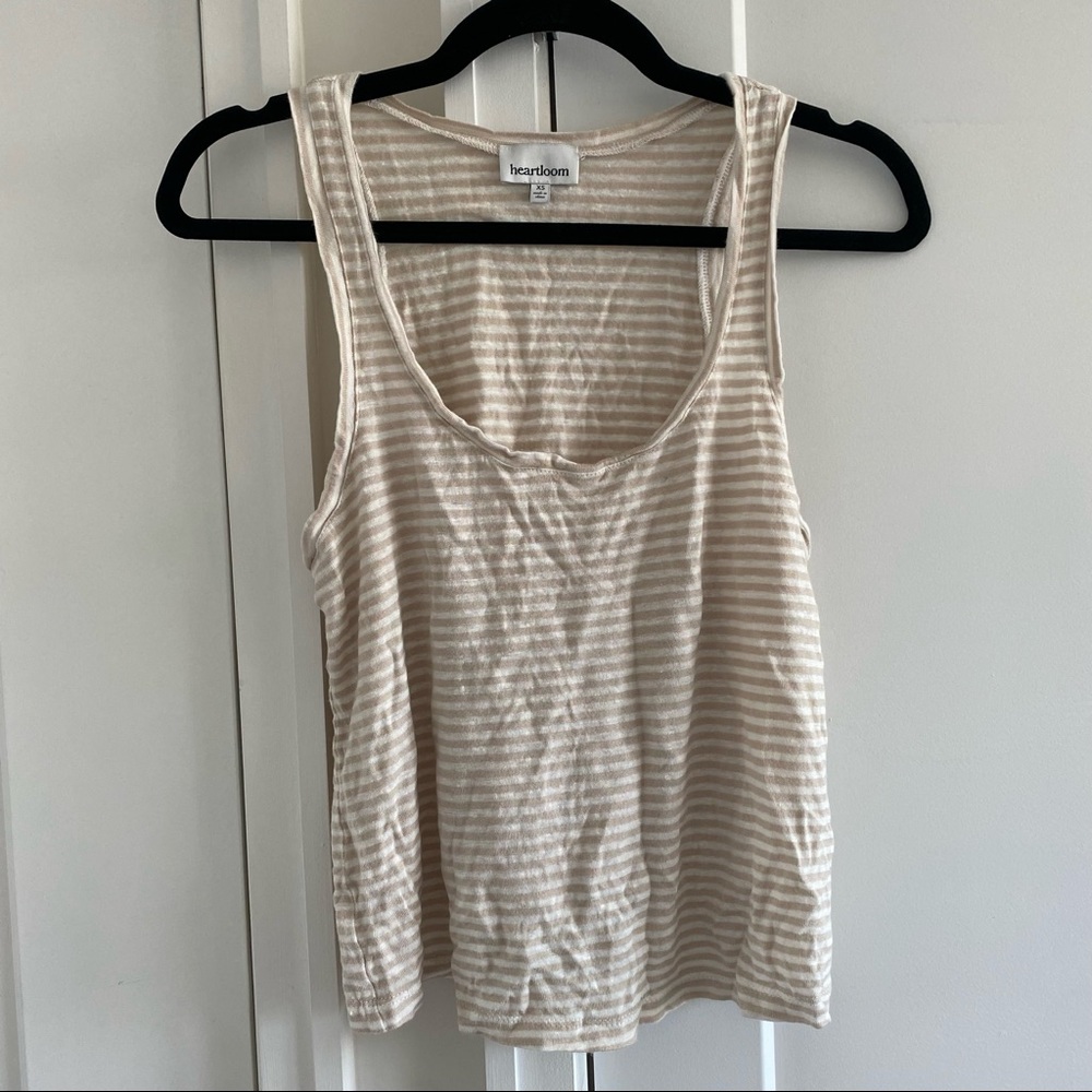 HEARTLOOM STRIPED TANK